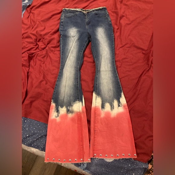 Low Rise Flared Jeans In Perfect Condition - Picture 5 of 9